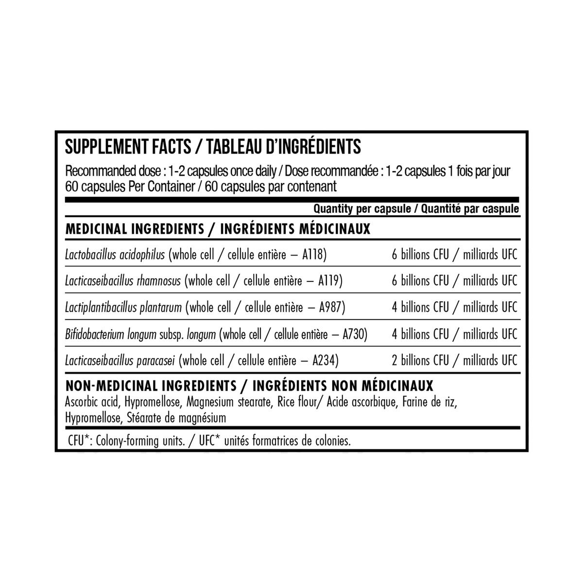Informations Nutritionnelles