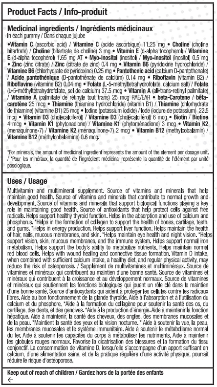 Informations Nutritionnelles