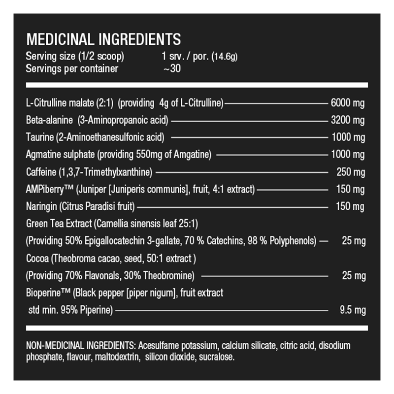 Informations Nutritionnelles