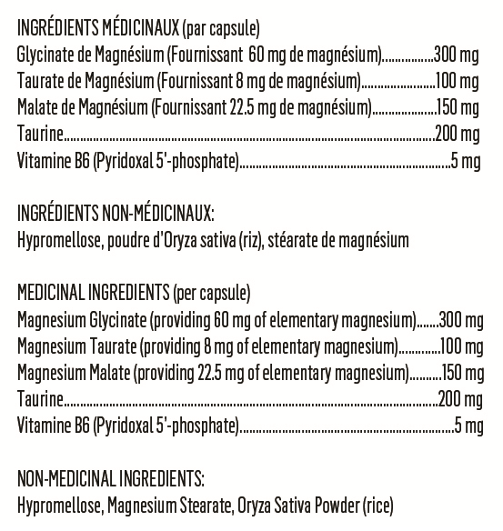 Informations Nutritionnelles