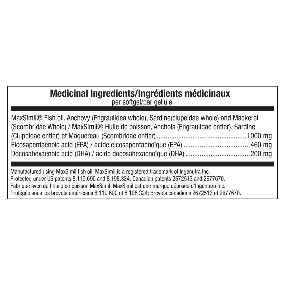 Informations Nutritionnelles