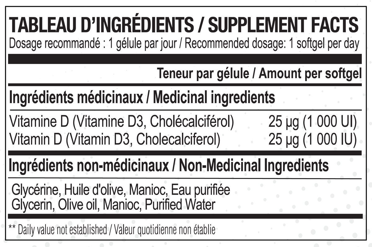 Informations Nutritionnelles