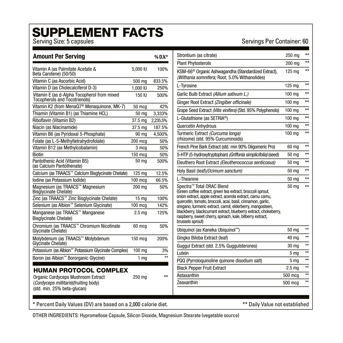 Informations Nutritionnelles