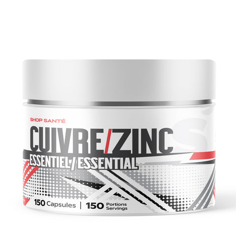 Shop Santé - Zinc + Copper - 150 capsules