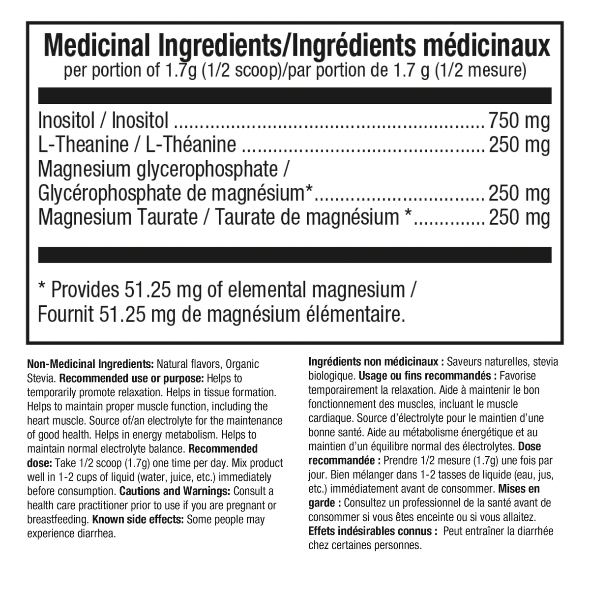 Informations Nutritionnelles