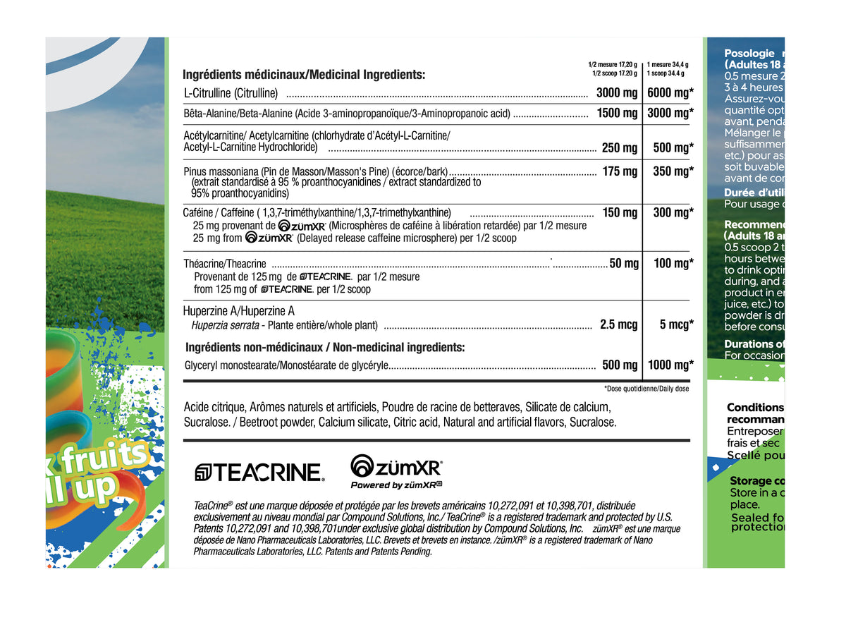 Informations nutritionnelles