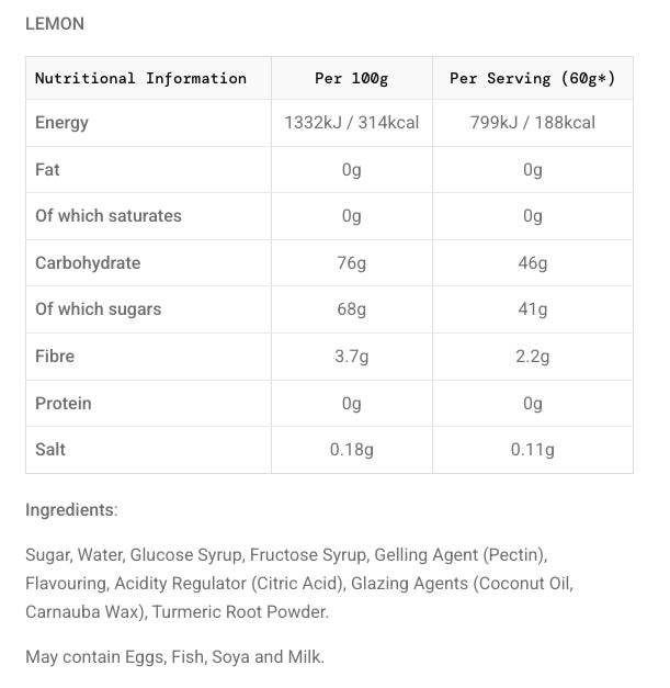 Nutritional Information