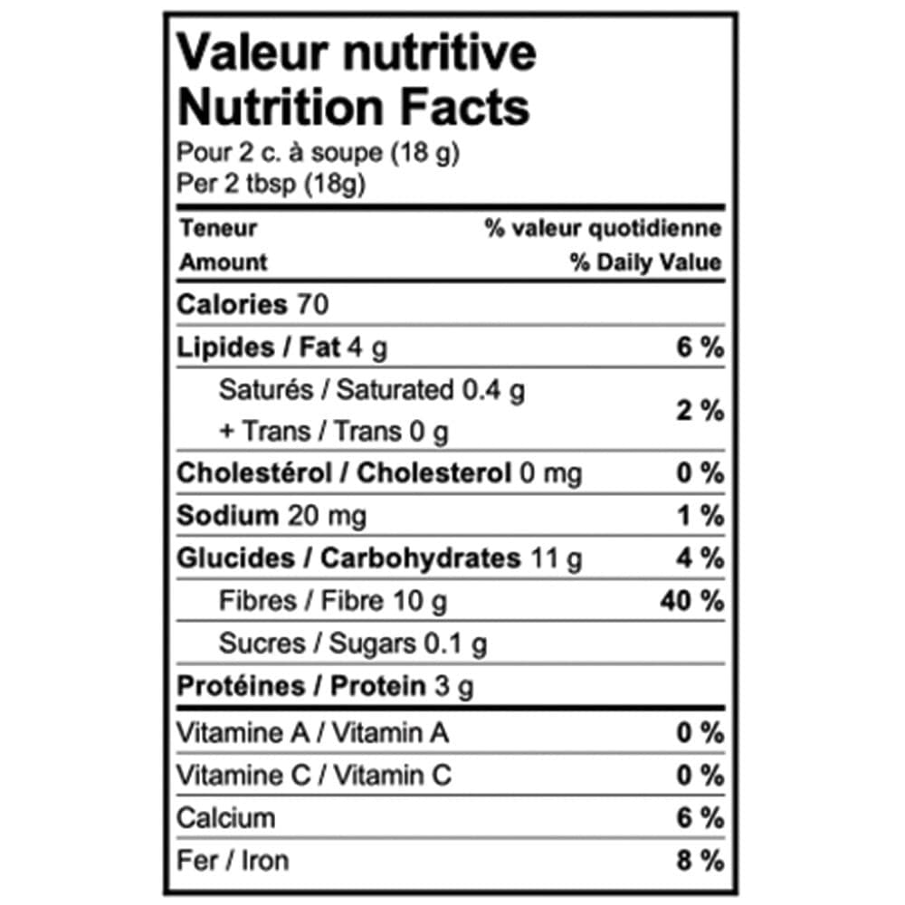 Informations Nutritionnelles