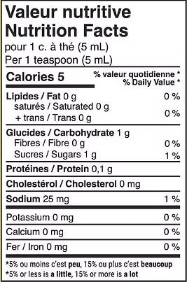 Nutritional Information