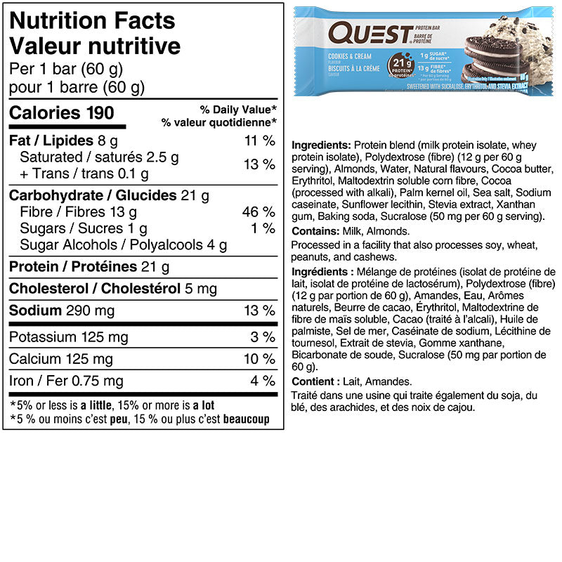 Informations Nutritionnelles