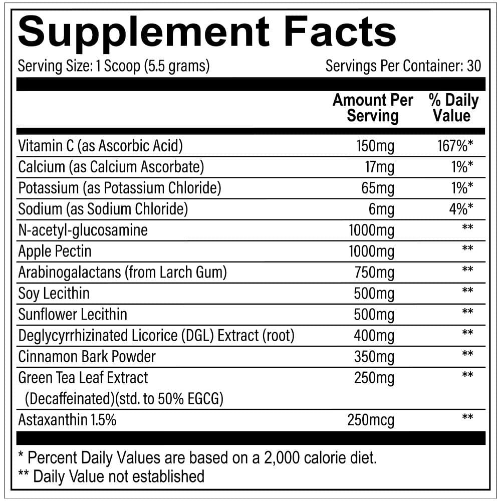 Informations Nutritionnelles