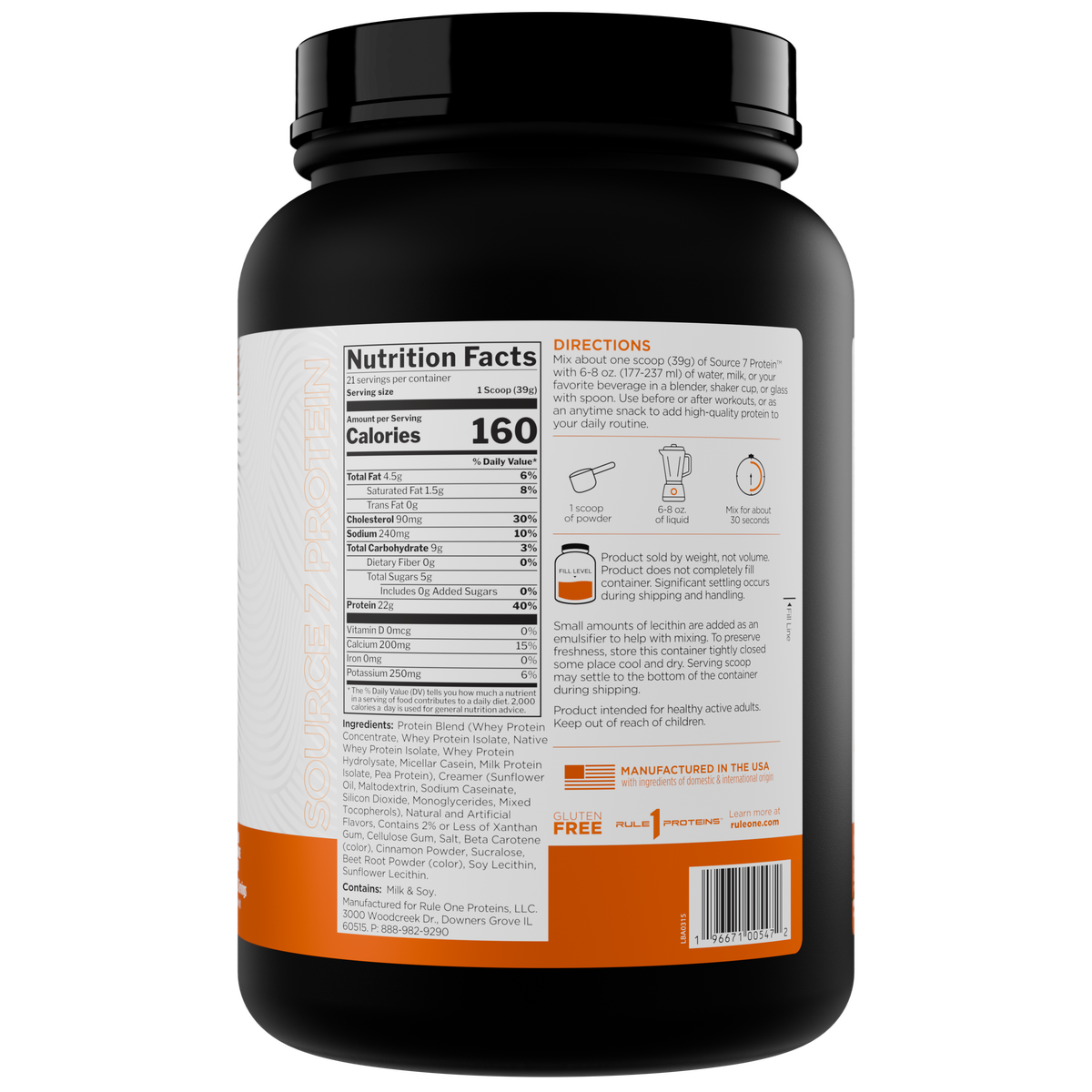 Informations Nutritionnelles