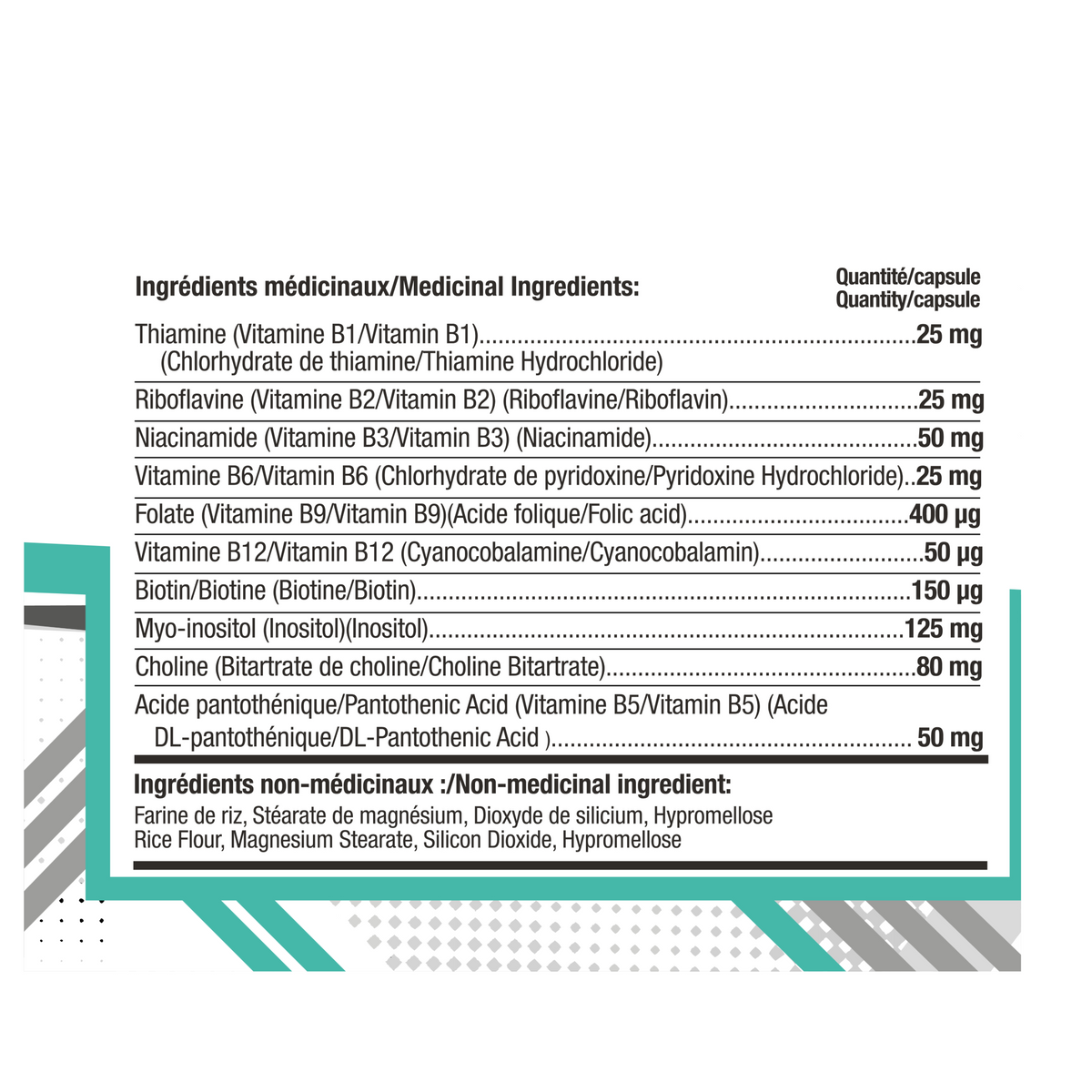 Informations nutritionnelles